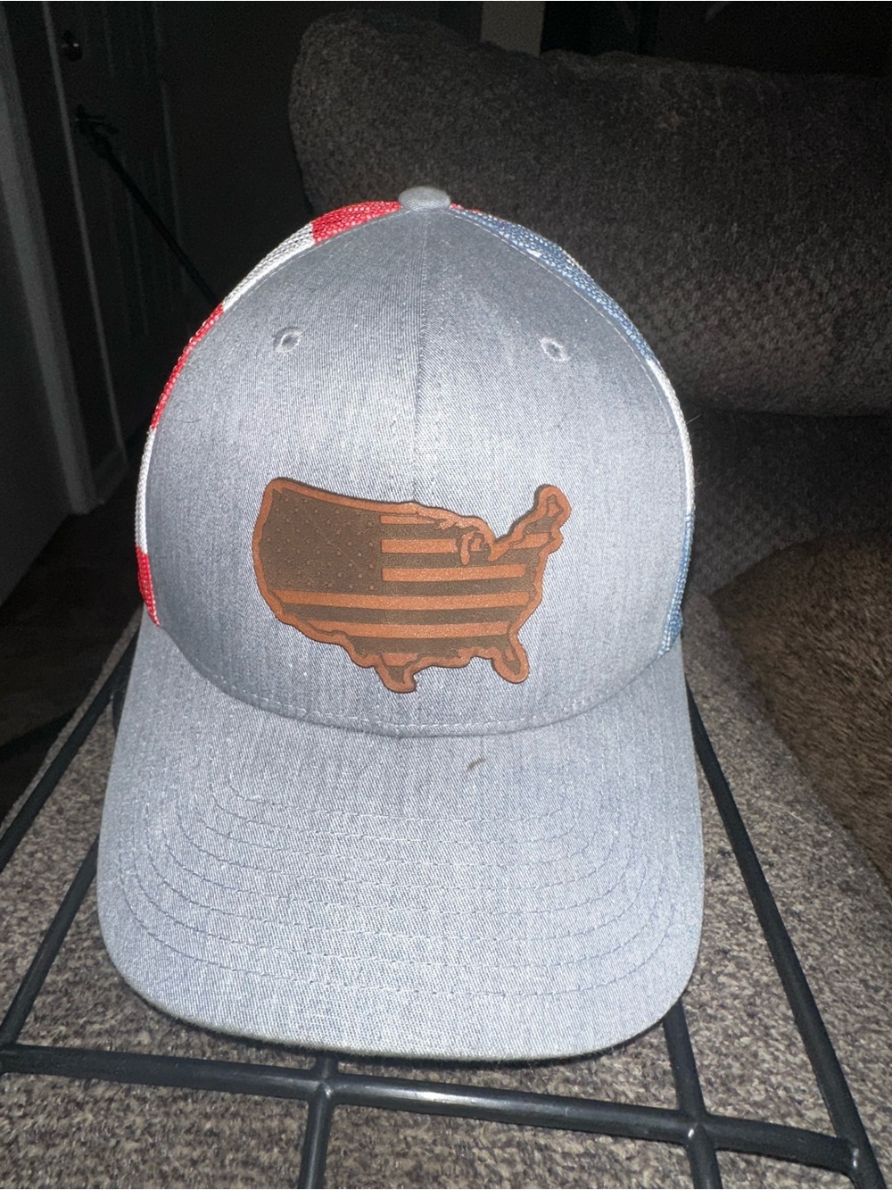 American Ball Cap. USA on front Stars and Stripes in back. Great Shape
